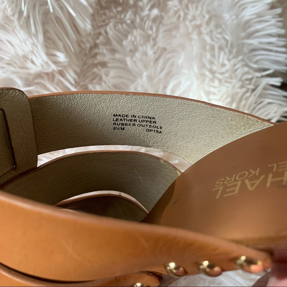 Michael Kors Somerly Leather Mule Pump Heels - Picture 11 of 12